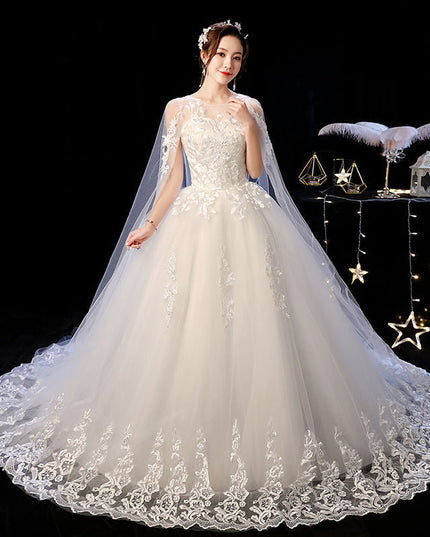 Wedding Dress Female Short Shoulder Simple Short