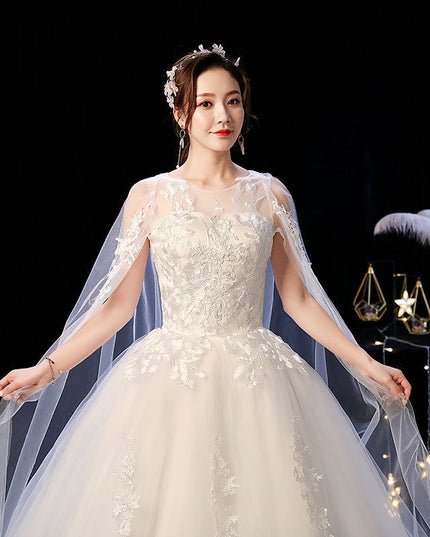 Wedding Dress Female Short Shoulder Simple Short
