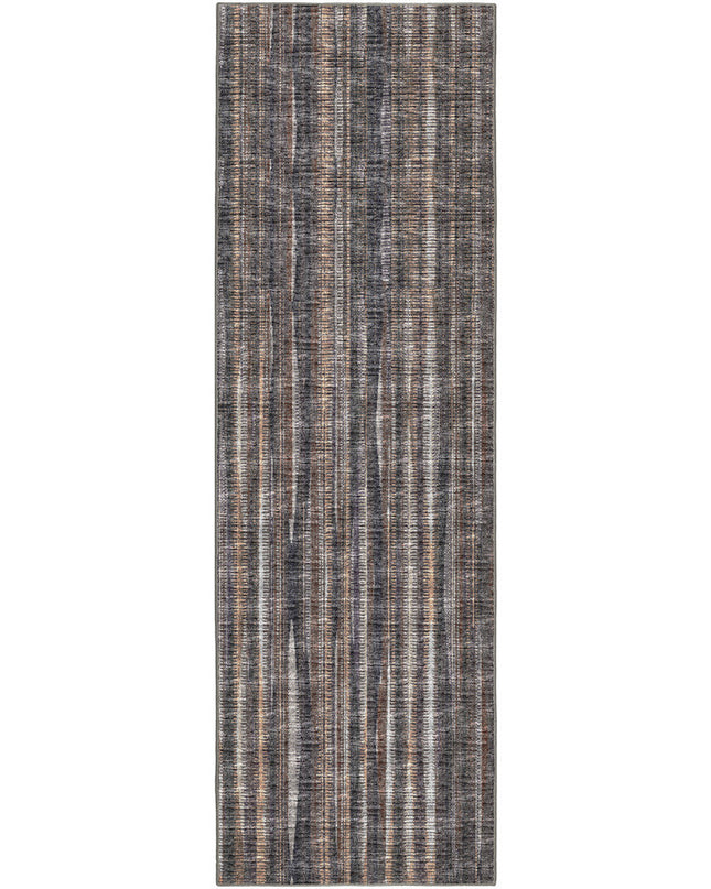 3' X 8' Brown Ombre Tufted Handmade Runner Rug