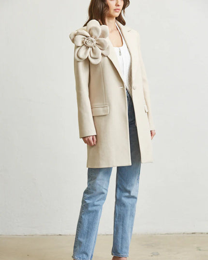 Women's Mid Length Coat by Rose Paulino
