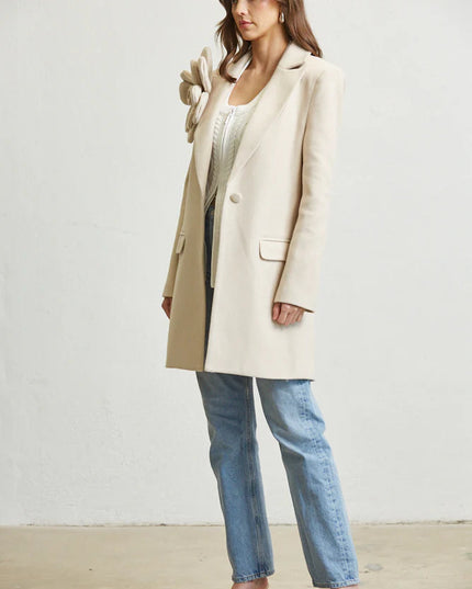 Women's Mid Length Coat by Rose Paulino