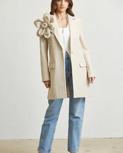 Women's Mid Length Coat by Rose Paulino