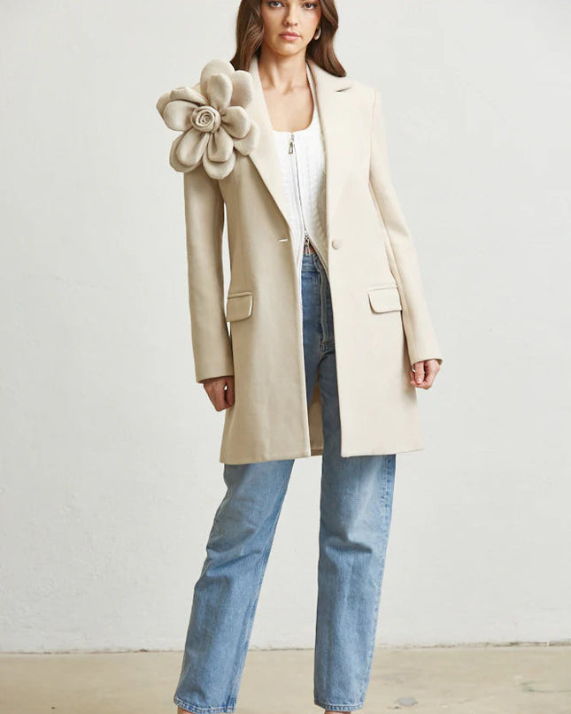 Women's Mid Length Coat by Rose Paulino