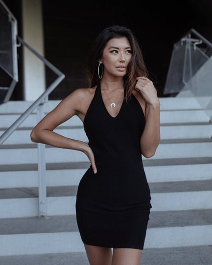 Knit on the Town Dress and Cardigan Set