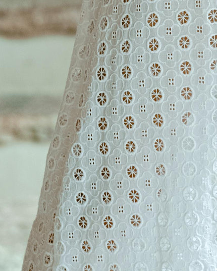 OLYMPIA Embroidered Cotton Dress