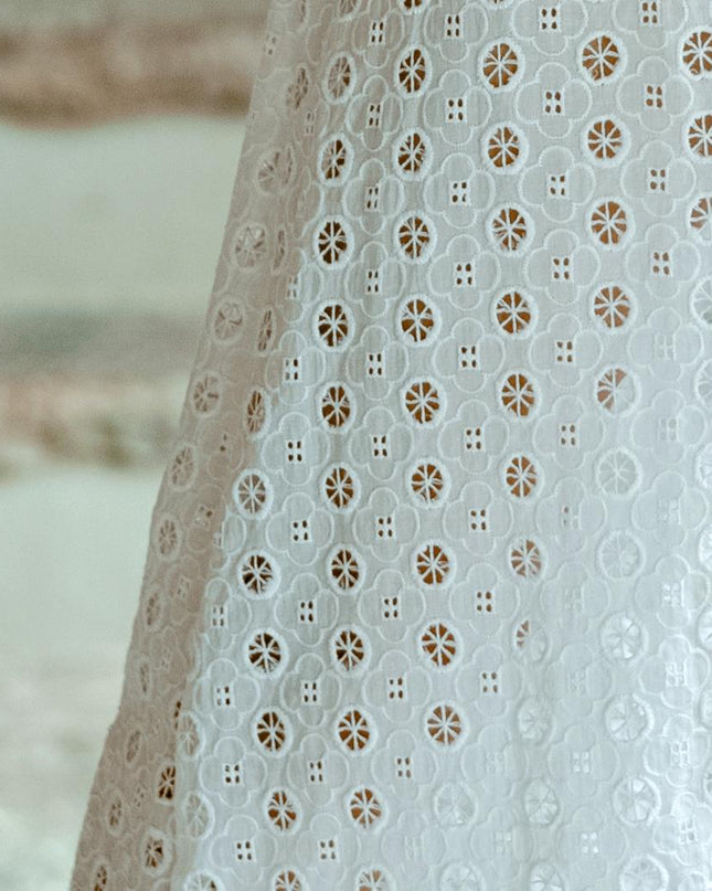 OLYMPIA Embroidered Cotton Dress