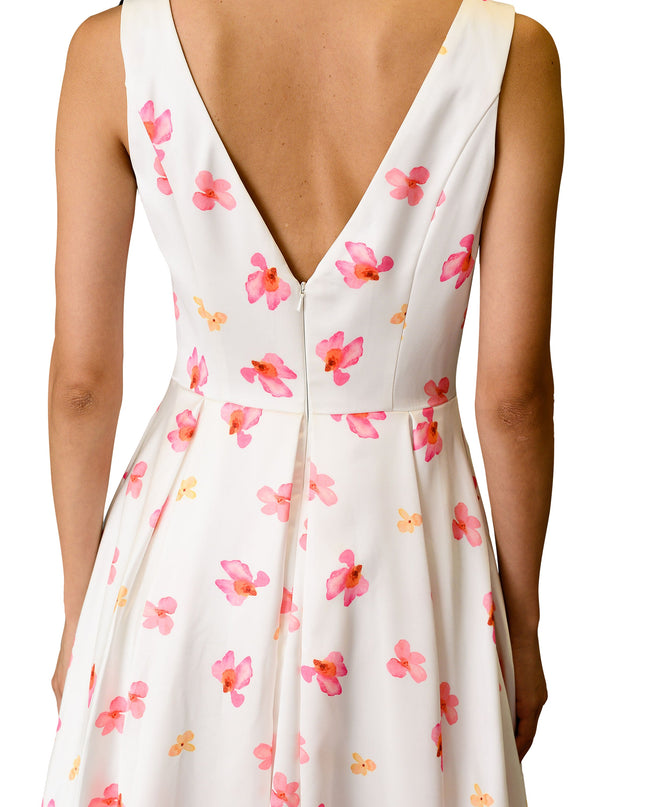 Women's Formal Floral Midi Dress