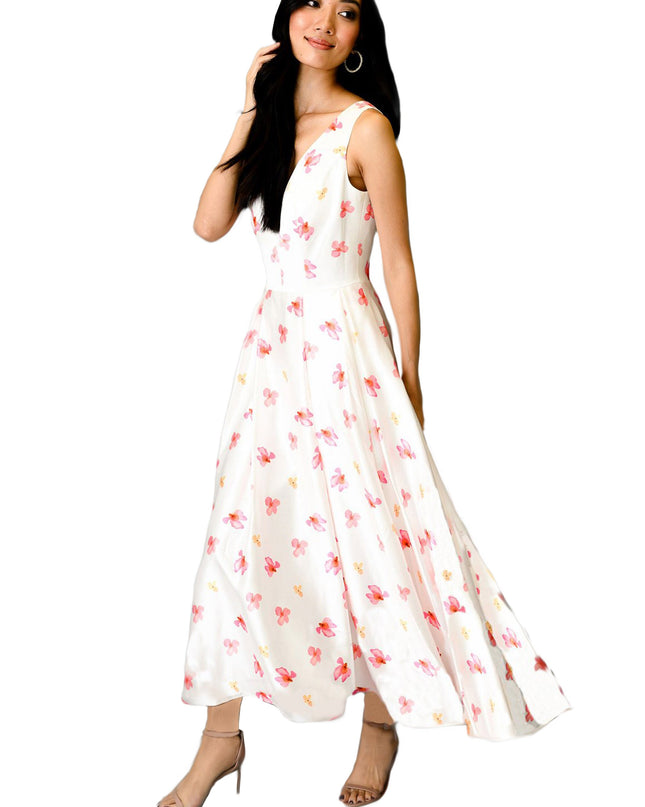 Women's Formal Floral Midi Dress