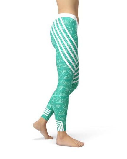 Turquoise Sports Leggings