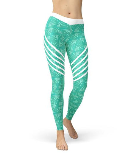 Turquoise Sports Leggings