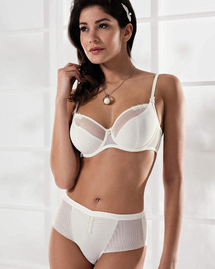 Semi Sheer Wired Bridal Bra Lisca Zarah